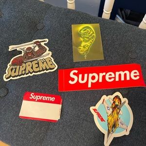 Supreme 5 Sticker Pack